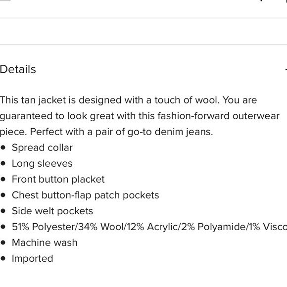 Topshop Wool Blended Jacket - Picture 5 of 7